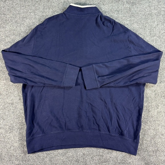Polo Golf Pullover Mens XLBlue Quarter Zip Pullover Jacket - Picture 5 of 9